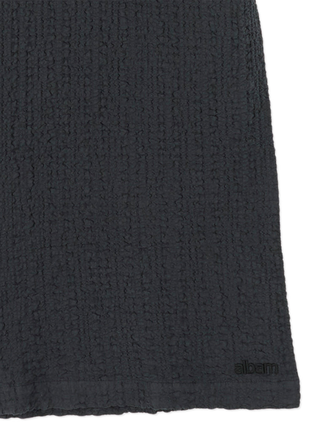 Seersucker Fenton Shirt in Black