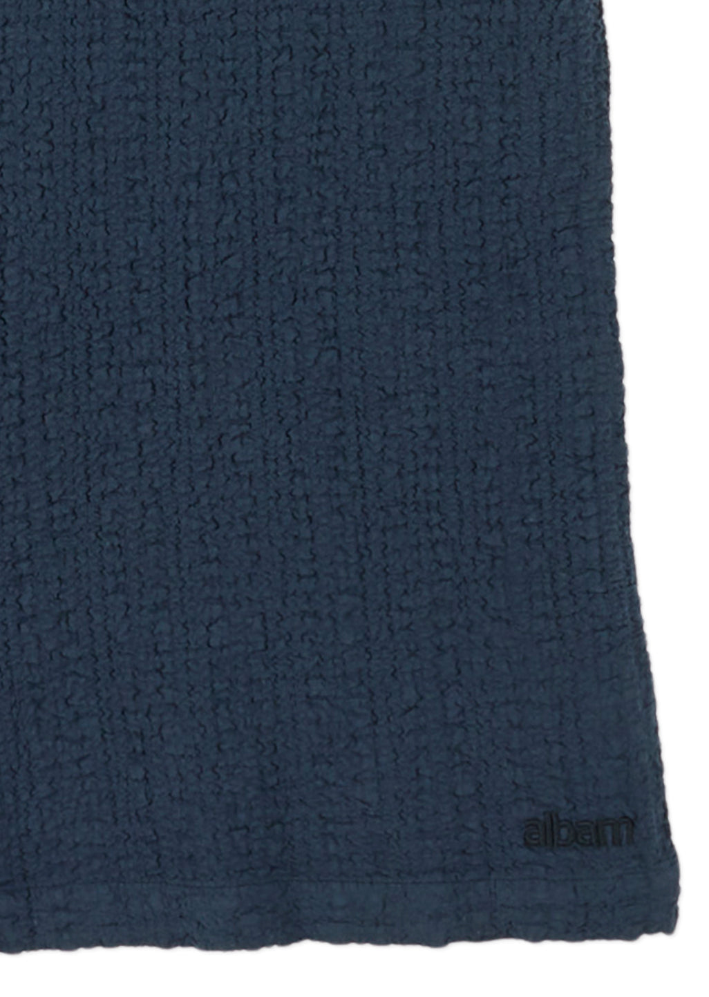 Seersucker Fenton Shirt in Dark Navy