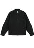 Seersucker Modern Overshirt in Black