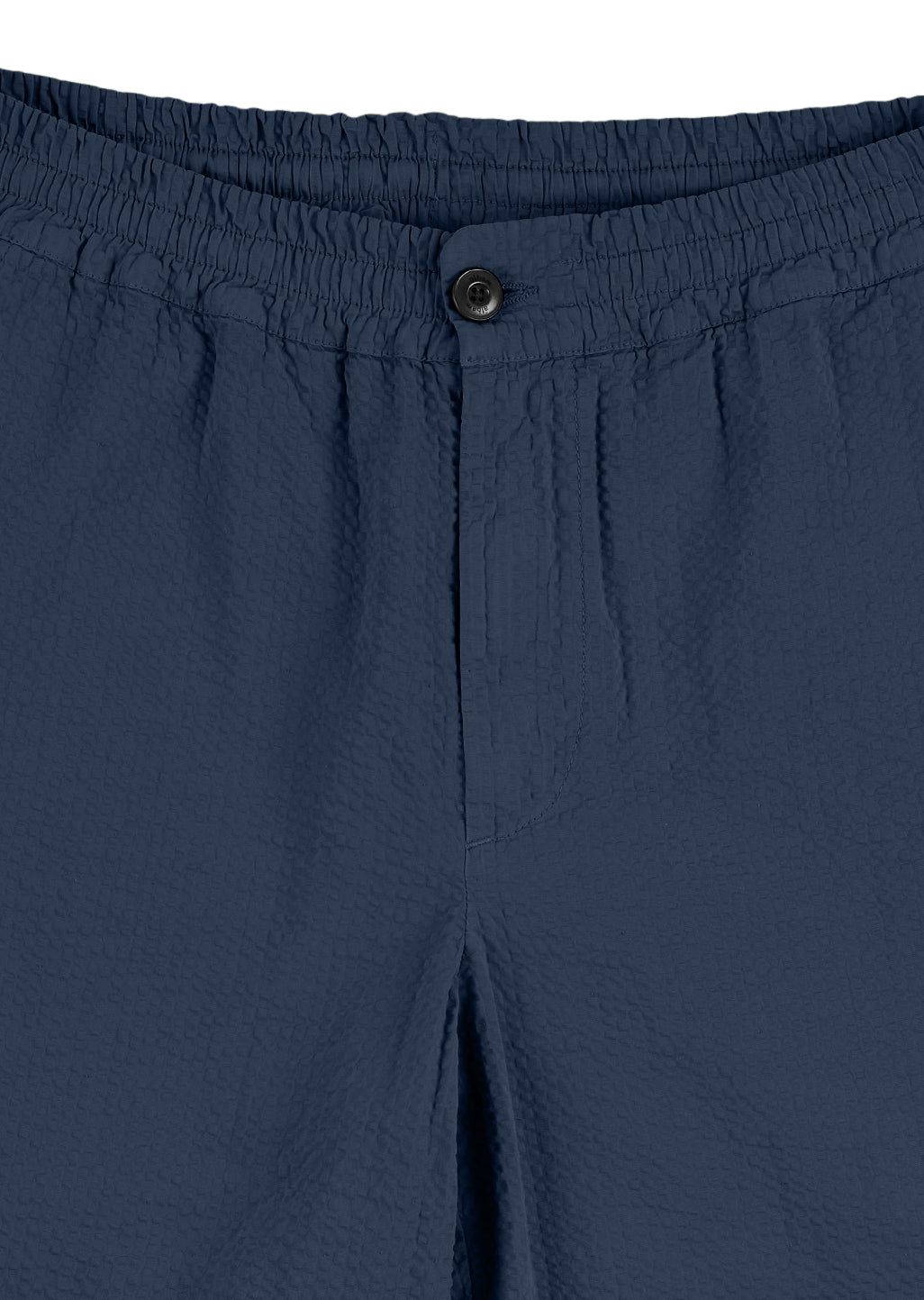 Seersucker Judd Trousers in Dark Navy