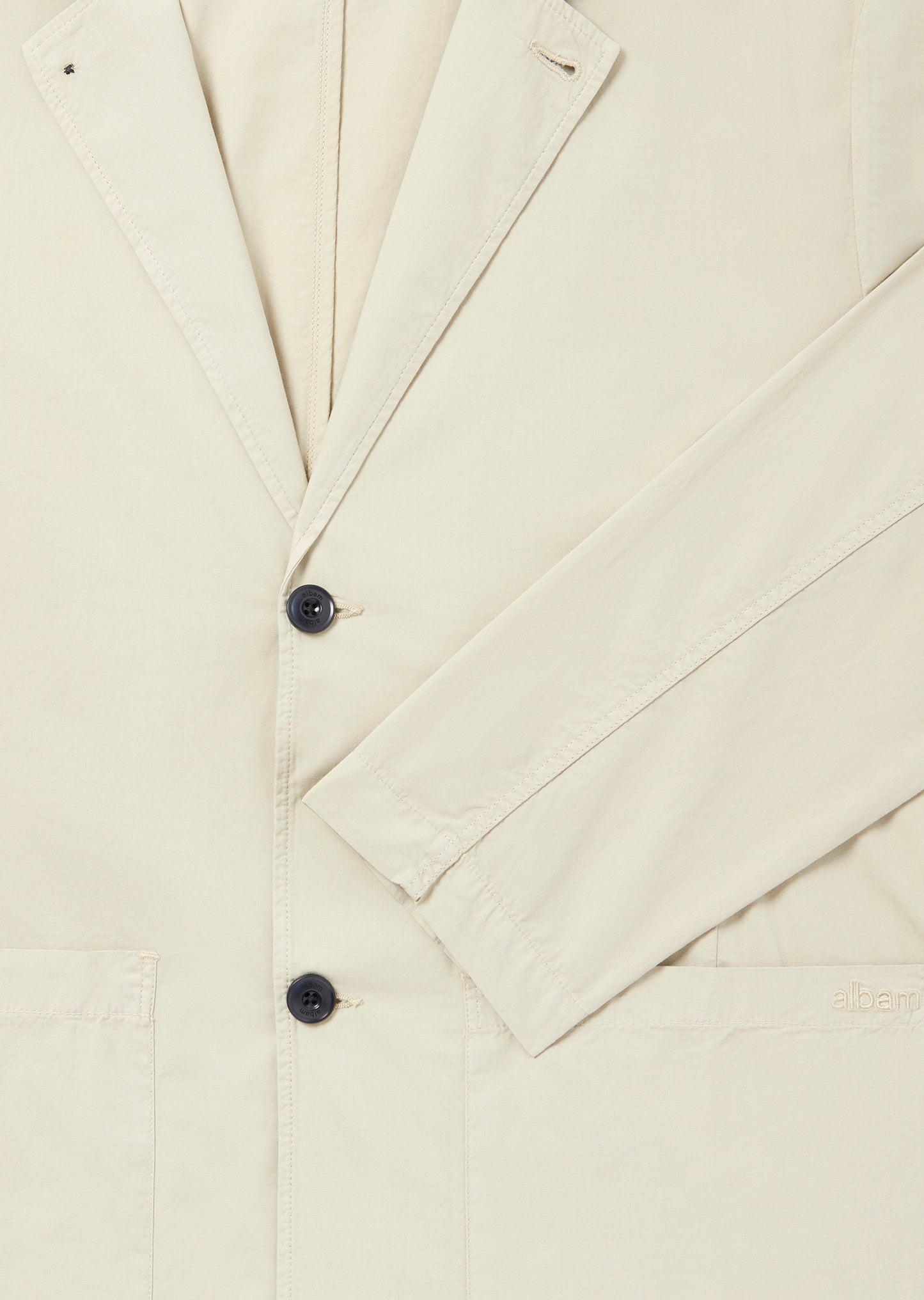 Poplin Unlined Blazer in Eucalyptus
