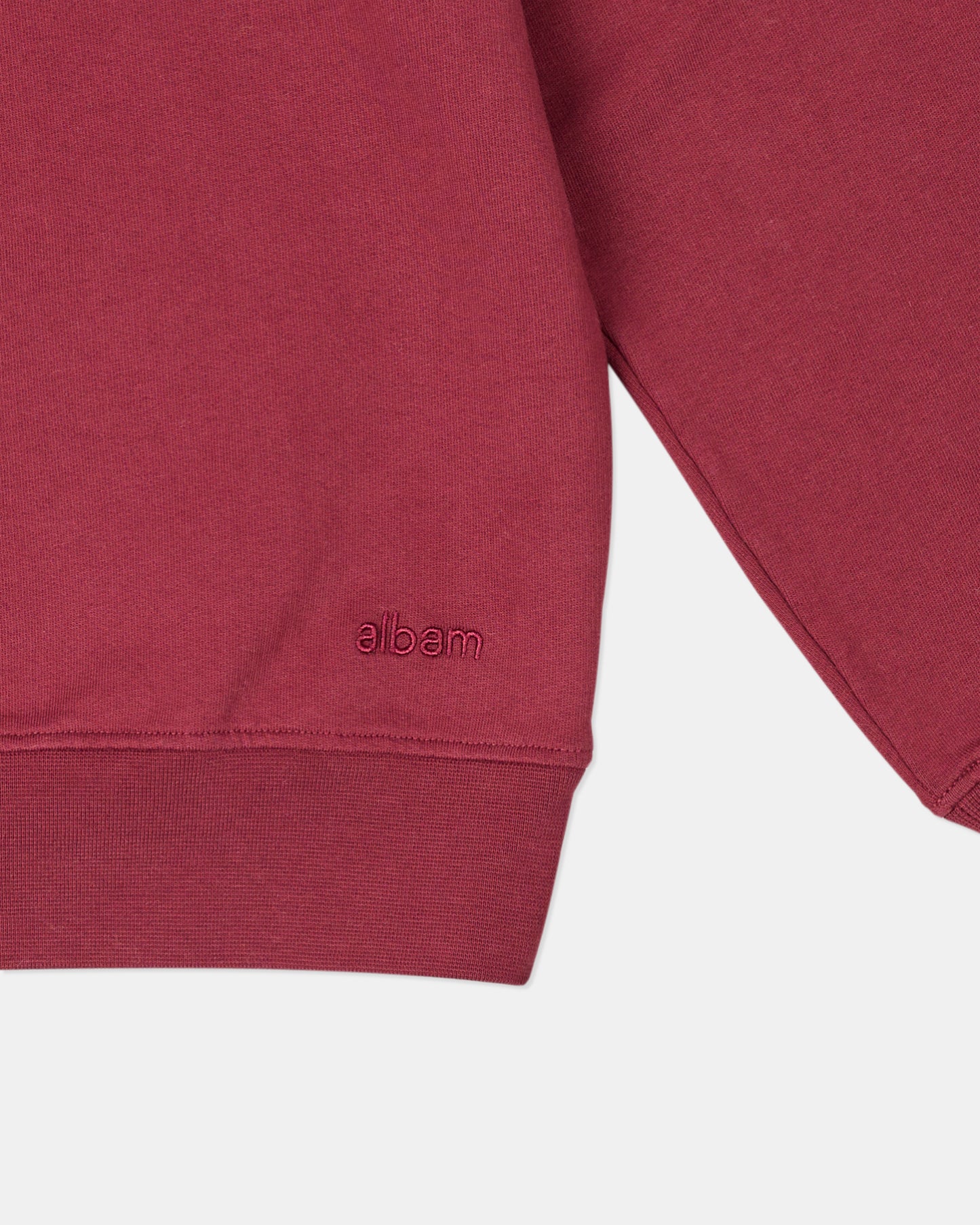 Avon Crew Sweat in Deep Claret