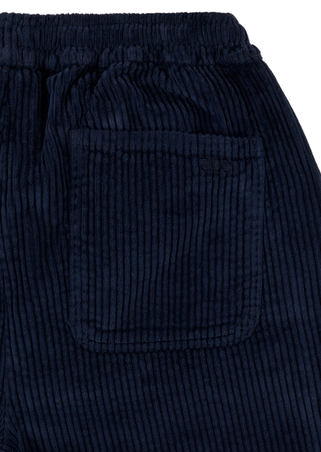 Cord Judd Drawstring Trouser in Dark Navy