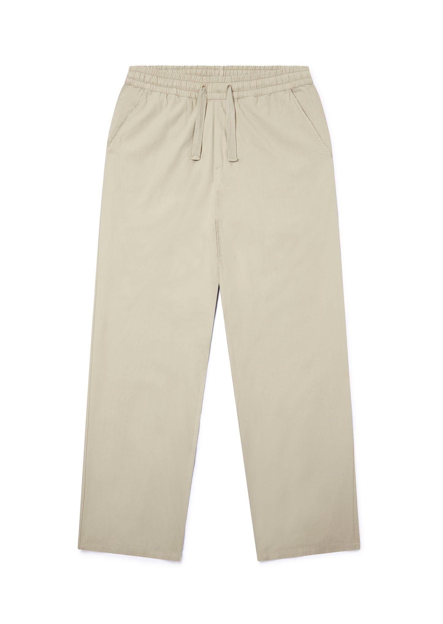 Poplin Drawstring Trouser in Vintage Khaki