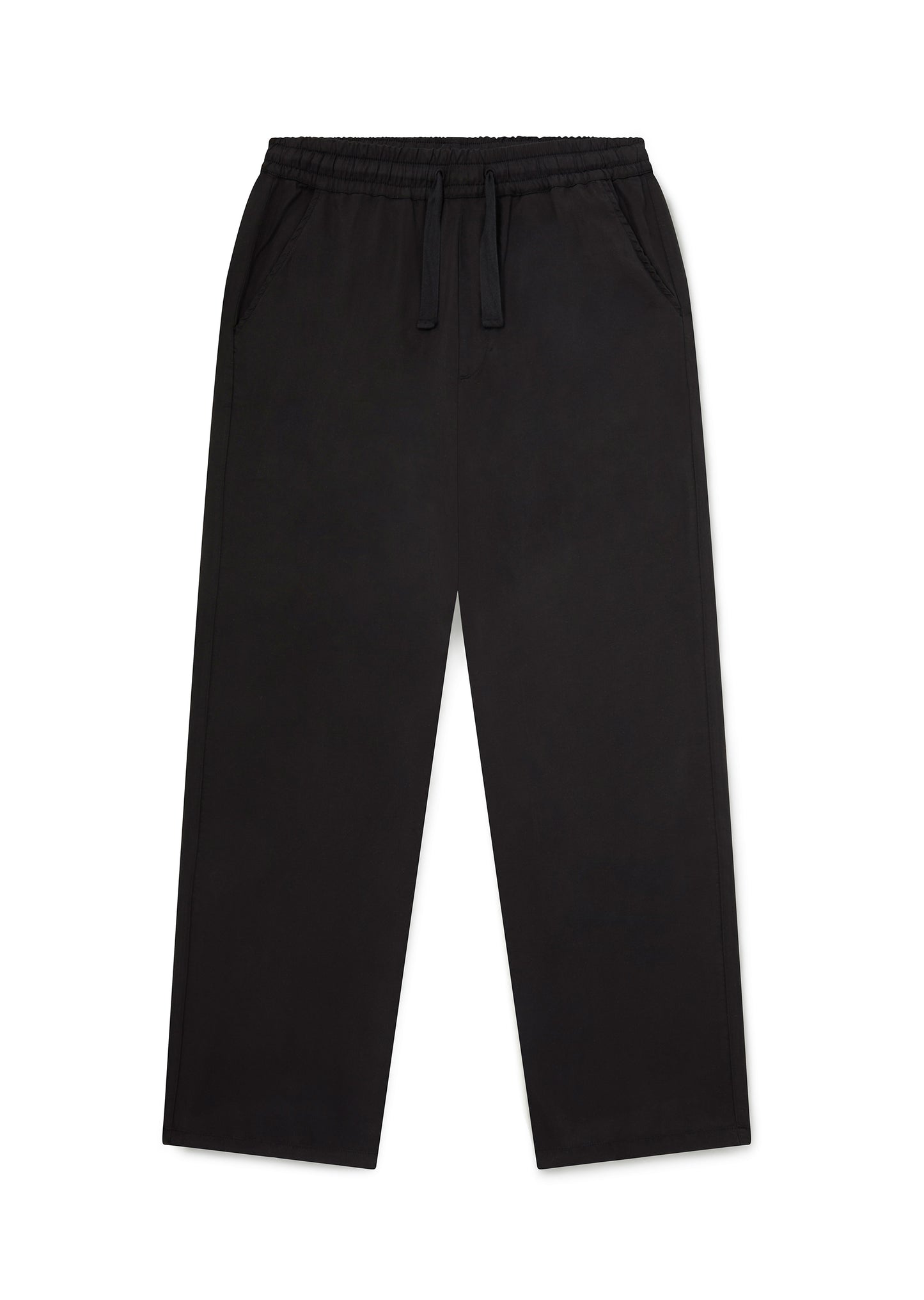 Judd Drawstring Trouser in Black