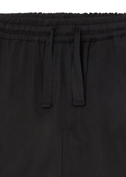 Judd Drawstring Trouser in Black