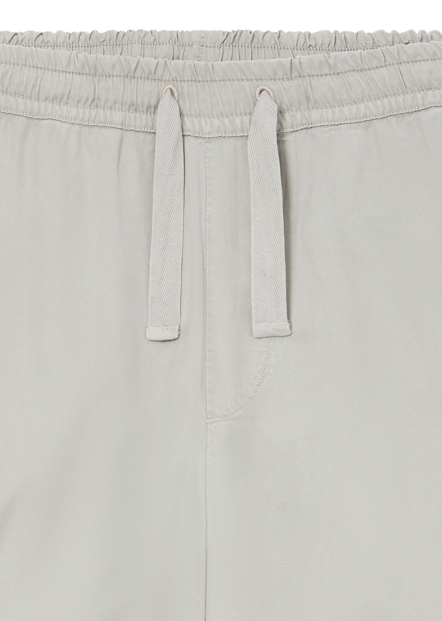 Judd Drawstring Trouser in Light Grey