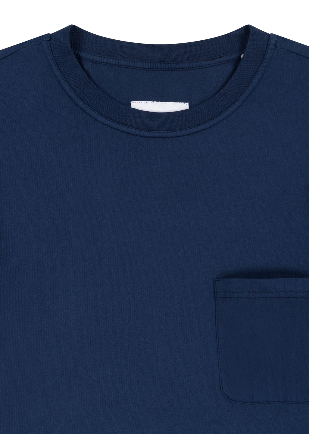 Woven Pocket T-Shirt in Navy