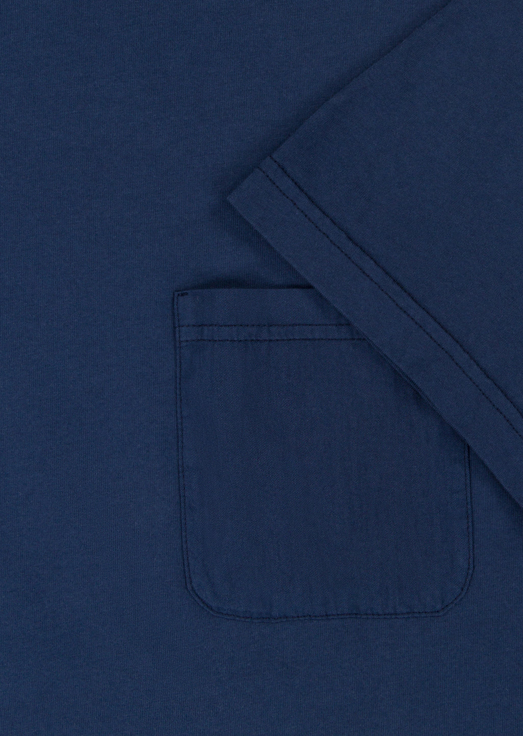 Woven Pocket T-Shirt in Navy