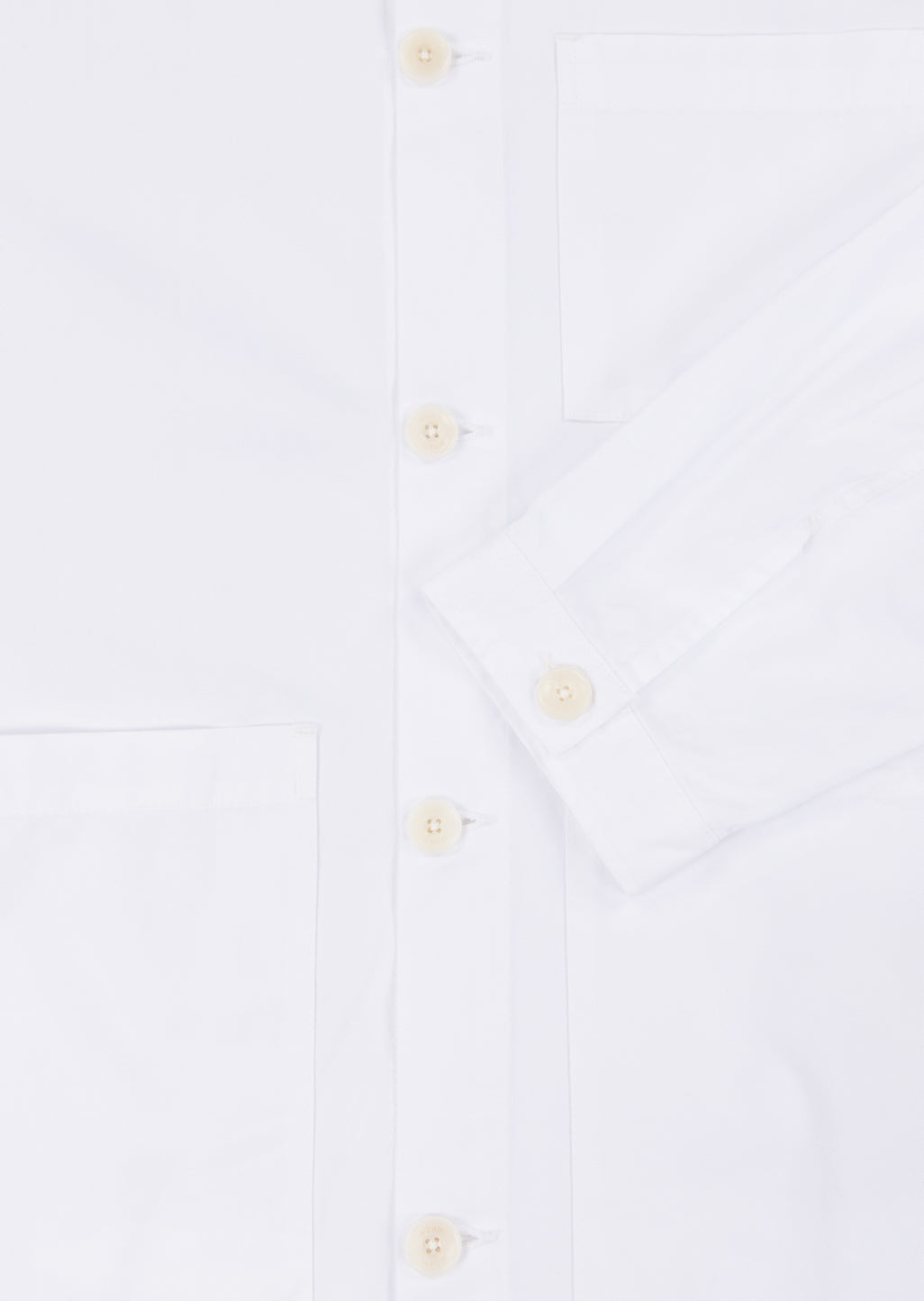 Canvas Work Shirt in White