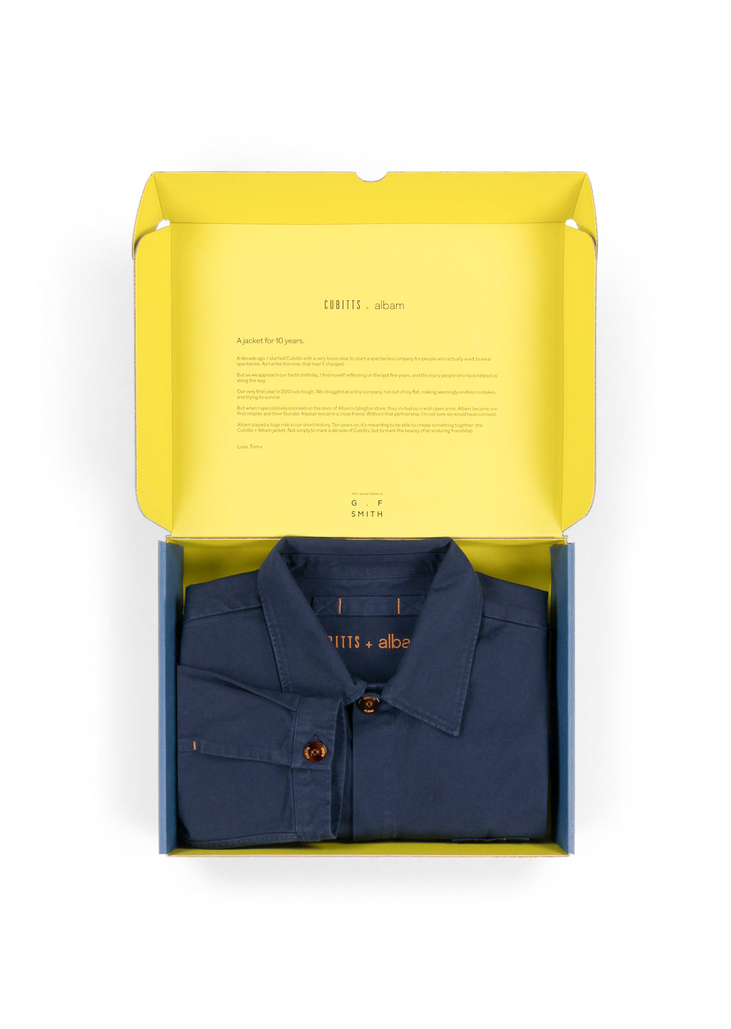 Cubitts x Albam Work Jacket in Dark Navy
