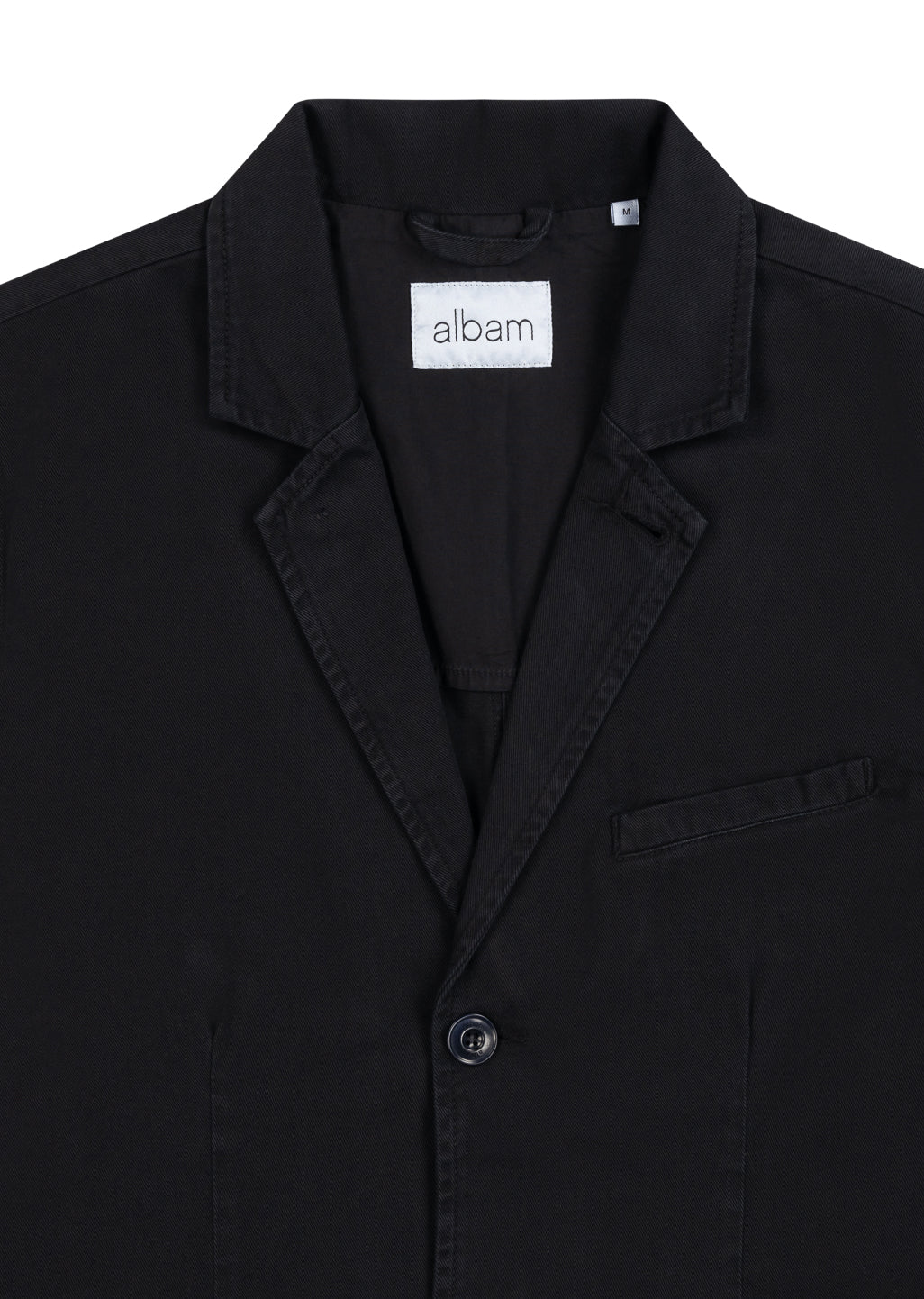 Twill Blazer in Black