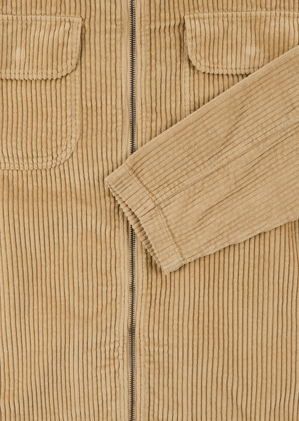 Cord Clarence Jacket in Stone