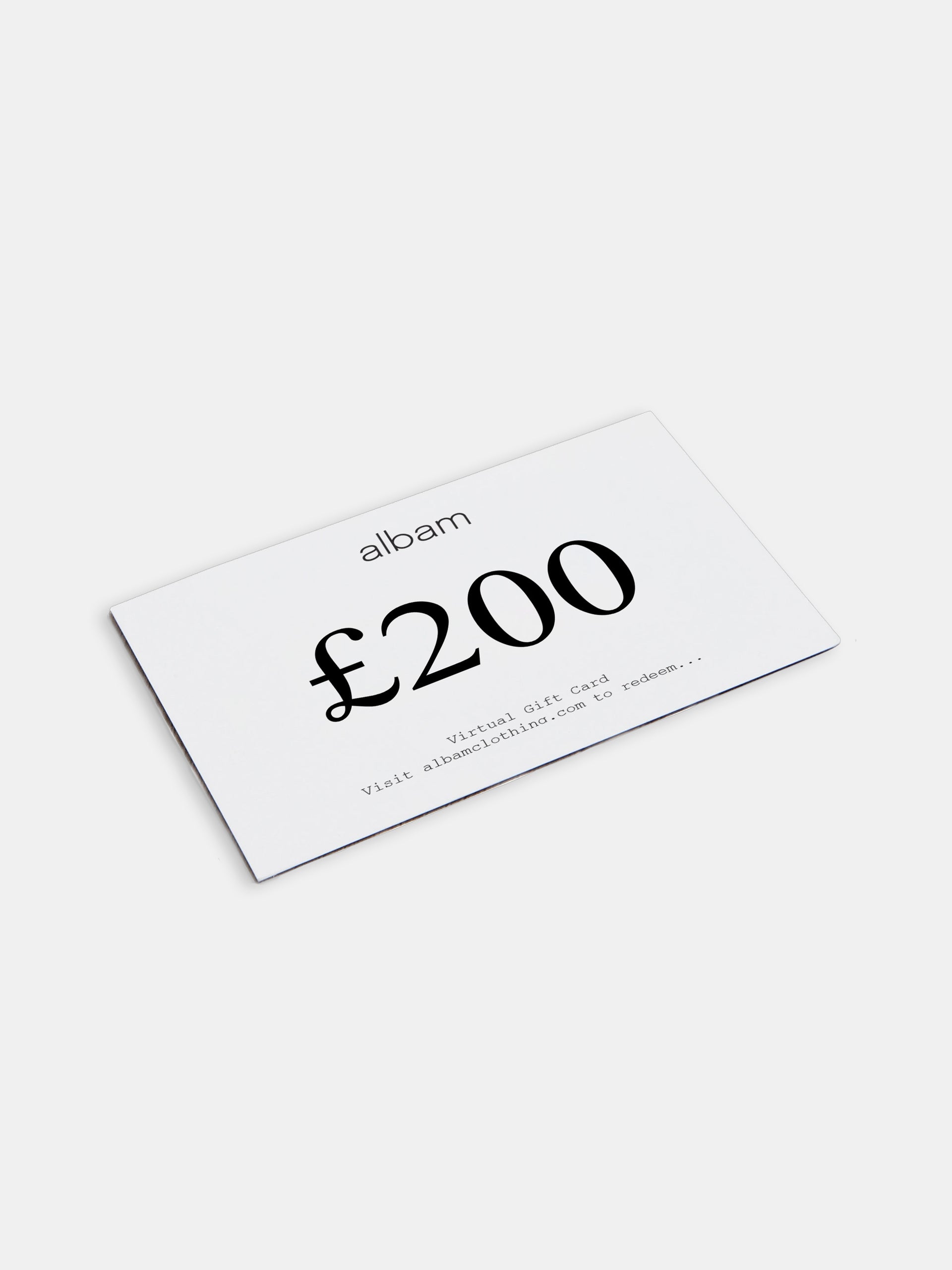 Virtual Gift Card