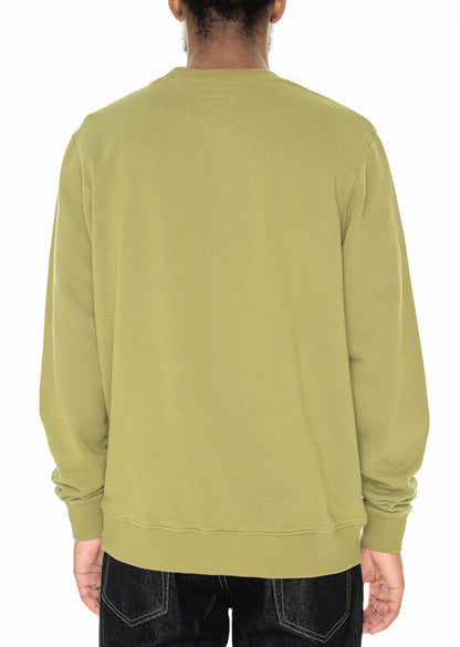 Woven Pocket Sweatshirt in Khaki