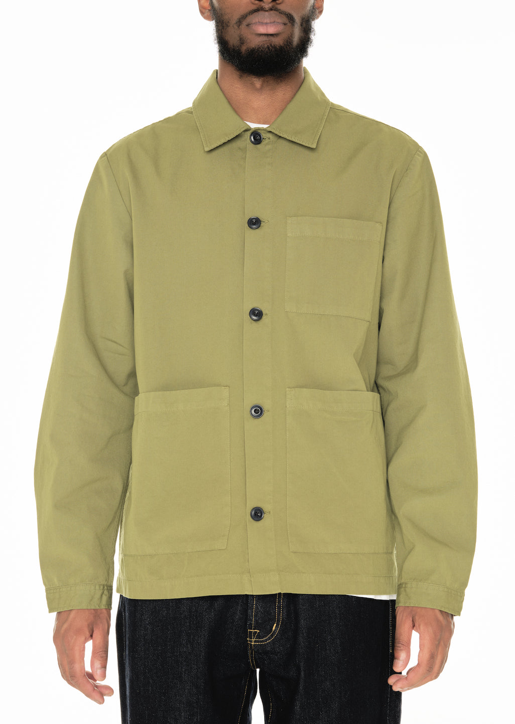 Canvas Work Jacket in Khaki