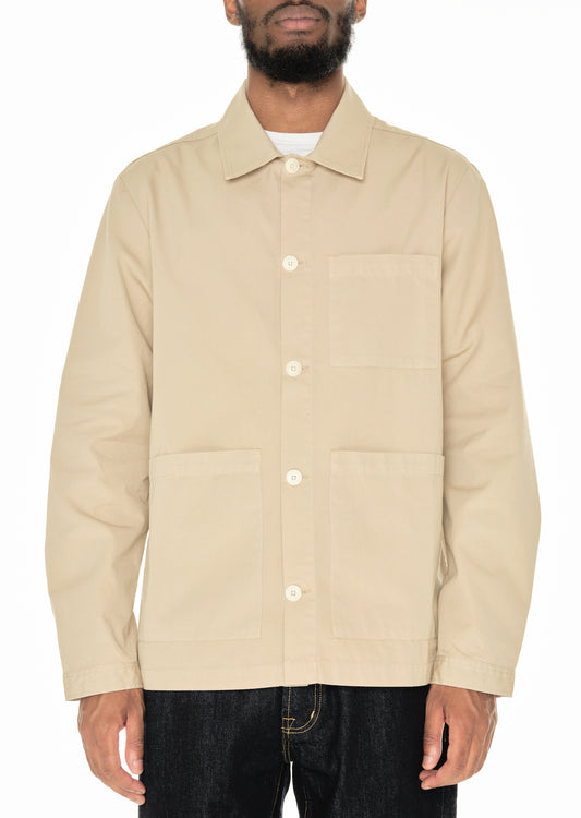 Canvas Work Shirt in Sand