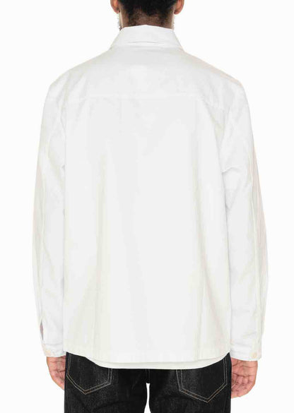 Canvas Work Shirt in White