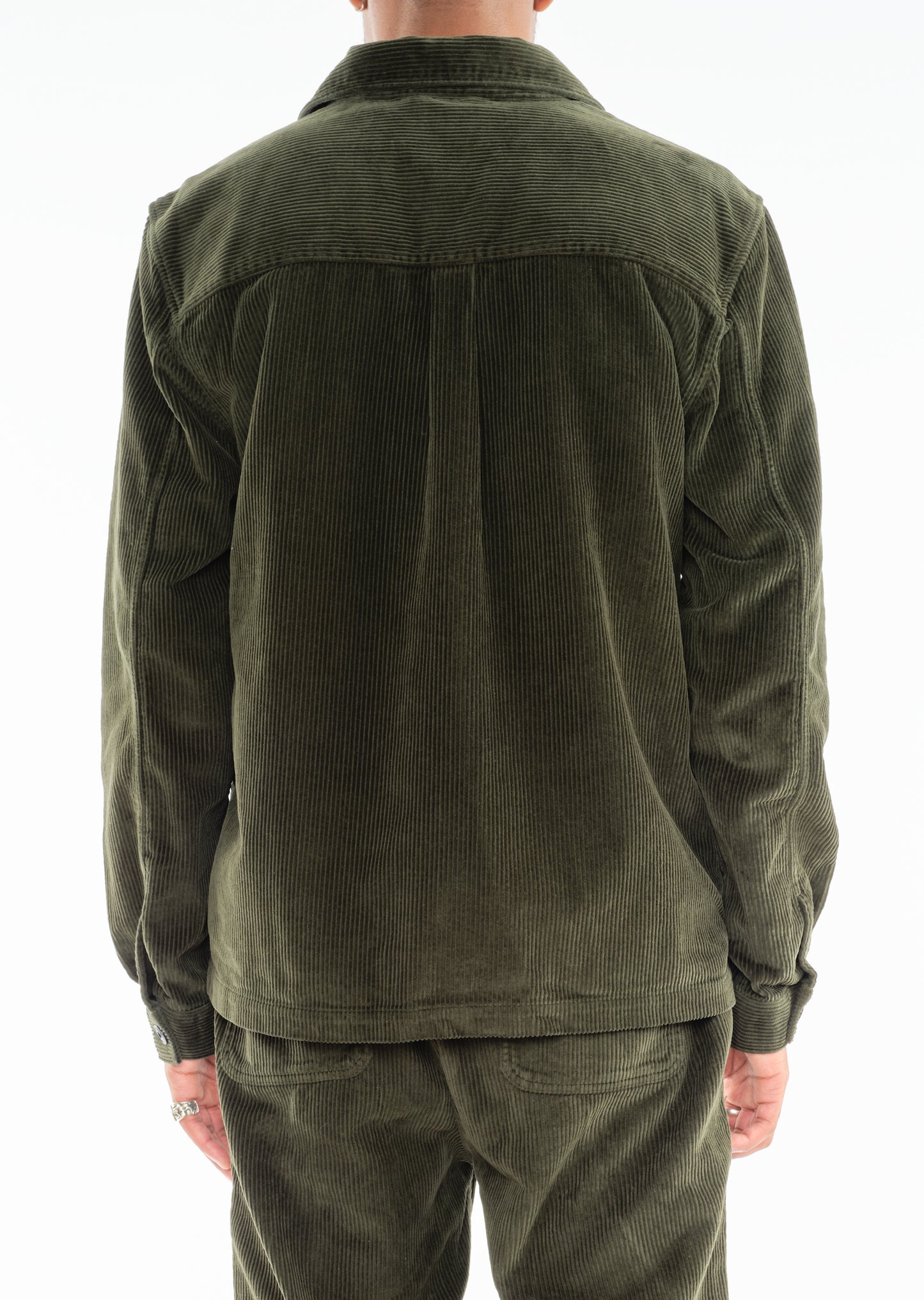 Chore Cord Jacket in Washed Green