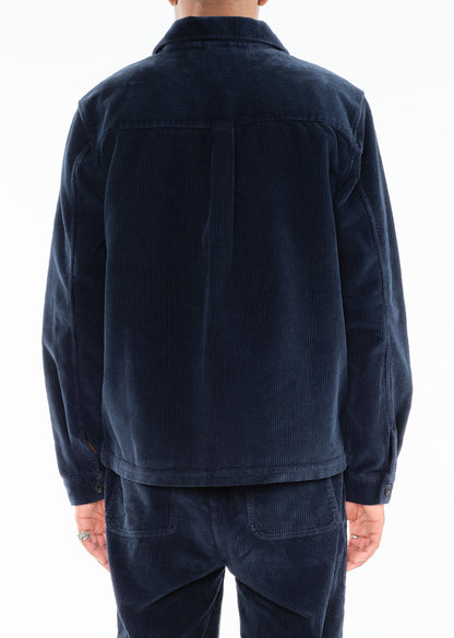 Chore Cord Jacket in Washed Navy