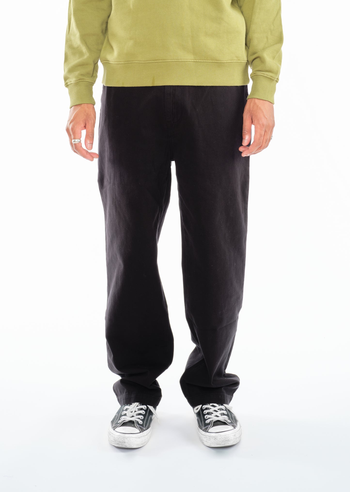Regular Trouser Twill in Black