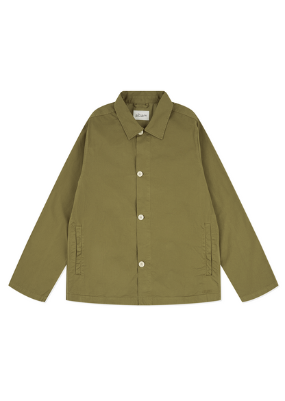 Hatton Cotton Overshirt in Khaki