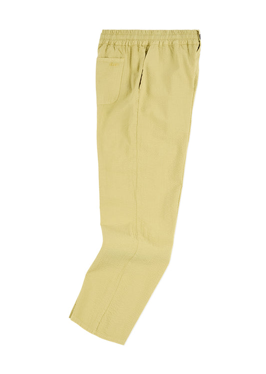 Seersucker Judd Trousers in Vintage Khaki