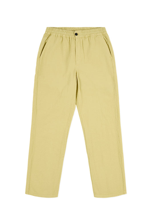 Seersucker Judd Trousers in Vintage Khaki