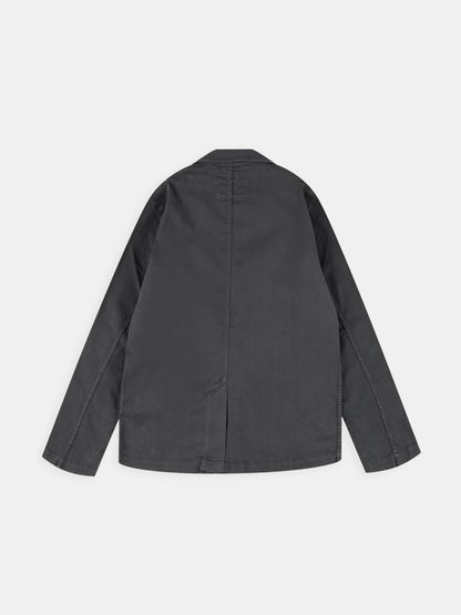 Soft Touch Cotton Fairfax Blazer in Grey