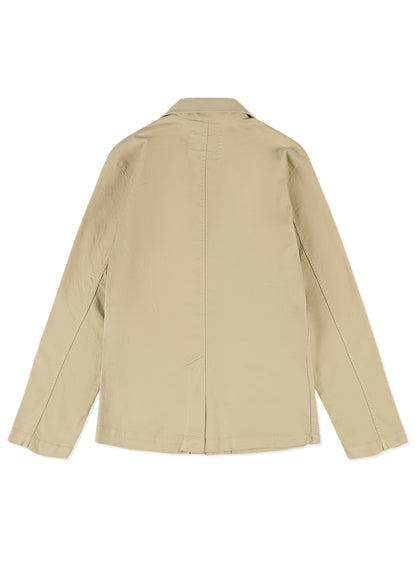Soft Touch Cotton Fairfax Blazer in Taupe