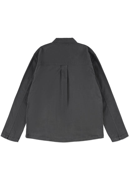 Soft Touch Cotton Clarence Jacket in Grey
