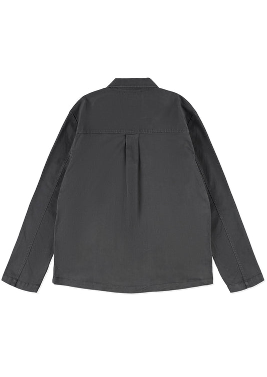 Soft Touch Cotton Clarence Jacket in Grey
