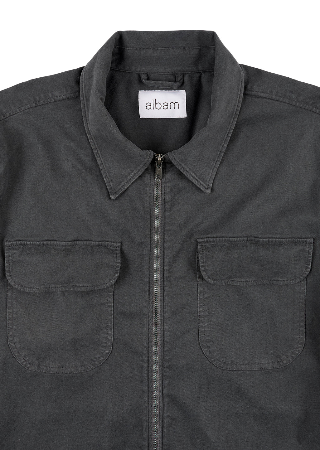 Soft Touch Cotton Clarence Jacket in Grey