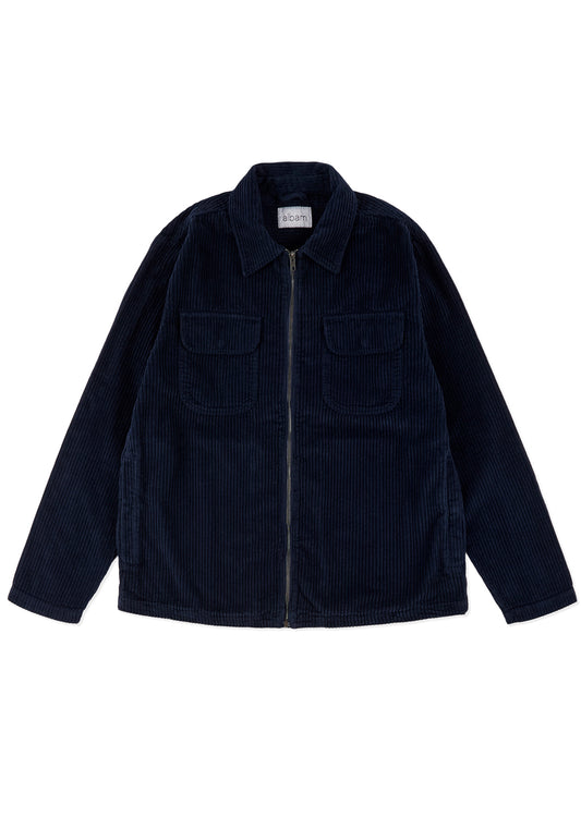 Cord Clarence Jacket in Dark Navy