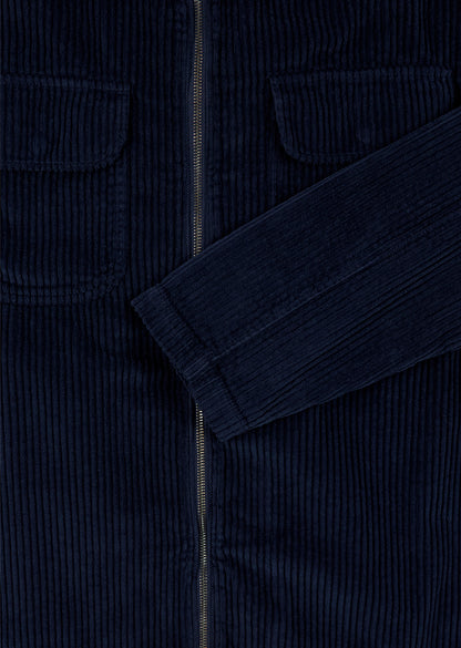Cord Clarence Jacket in Dark Navy