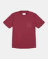 Woven Pocket T-Shirt in Deep Claret
