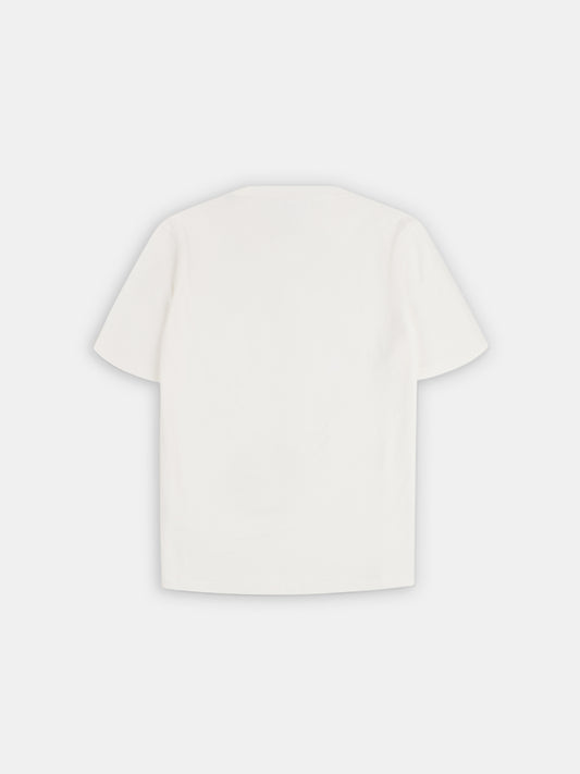 Woven Pocket T-Shirt in White