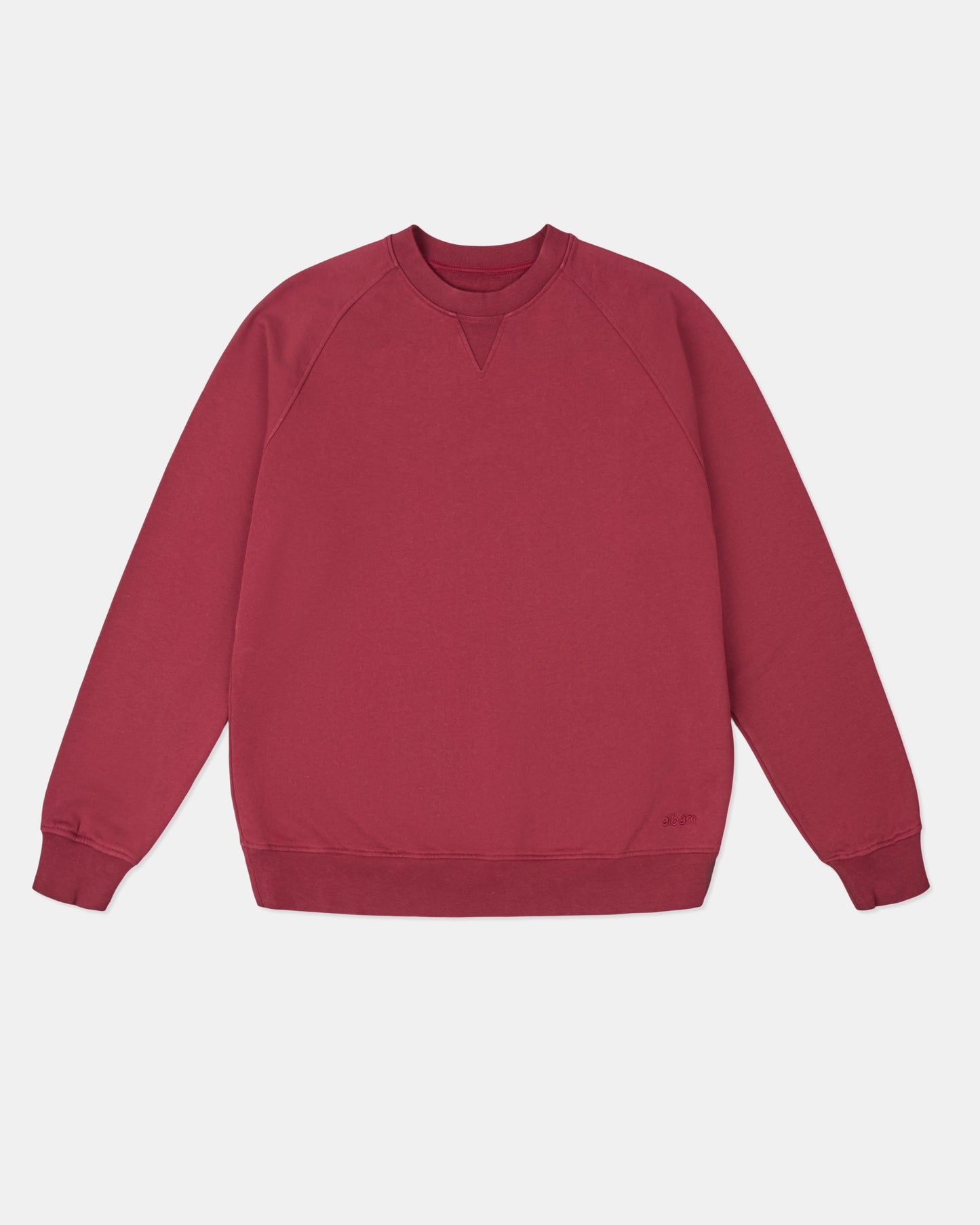 Avon Crew Sweat in Deep Claret