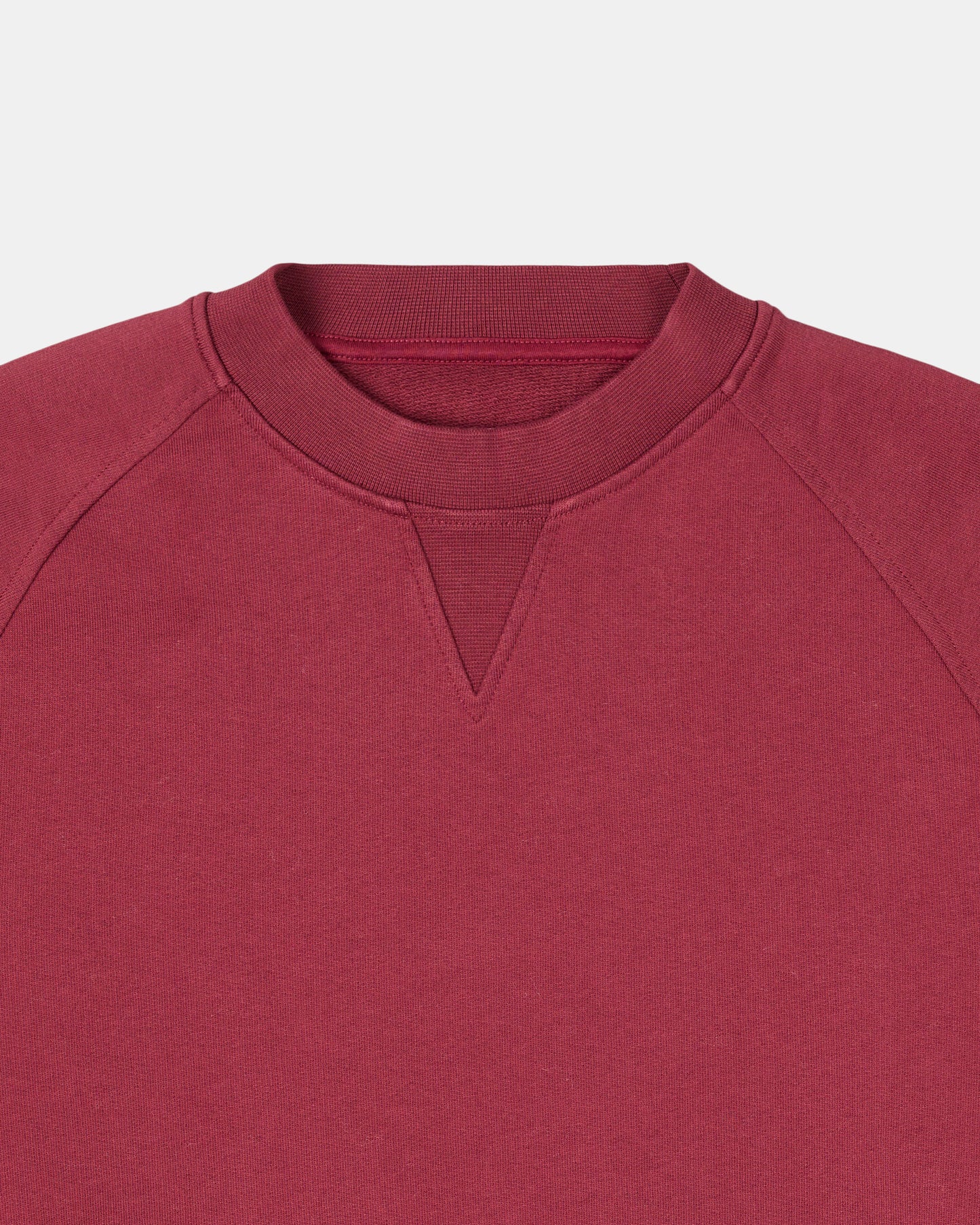 Avon Crew Sweat in Deep Claret
