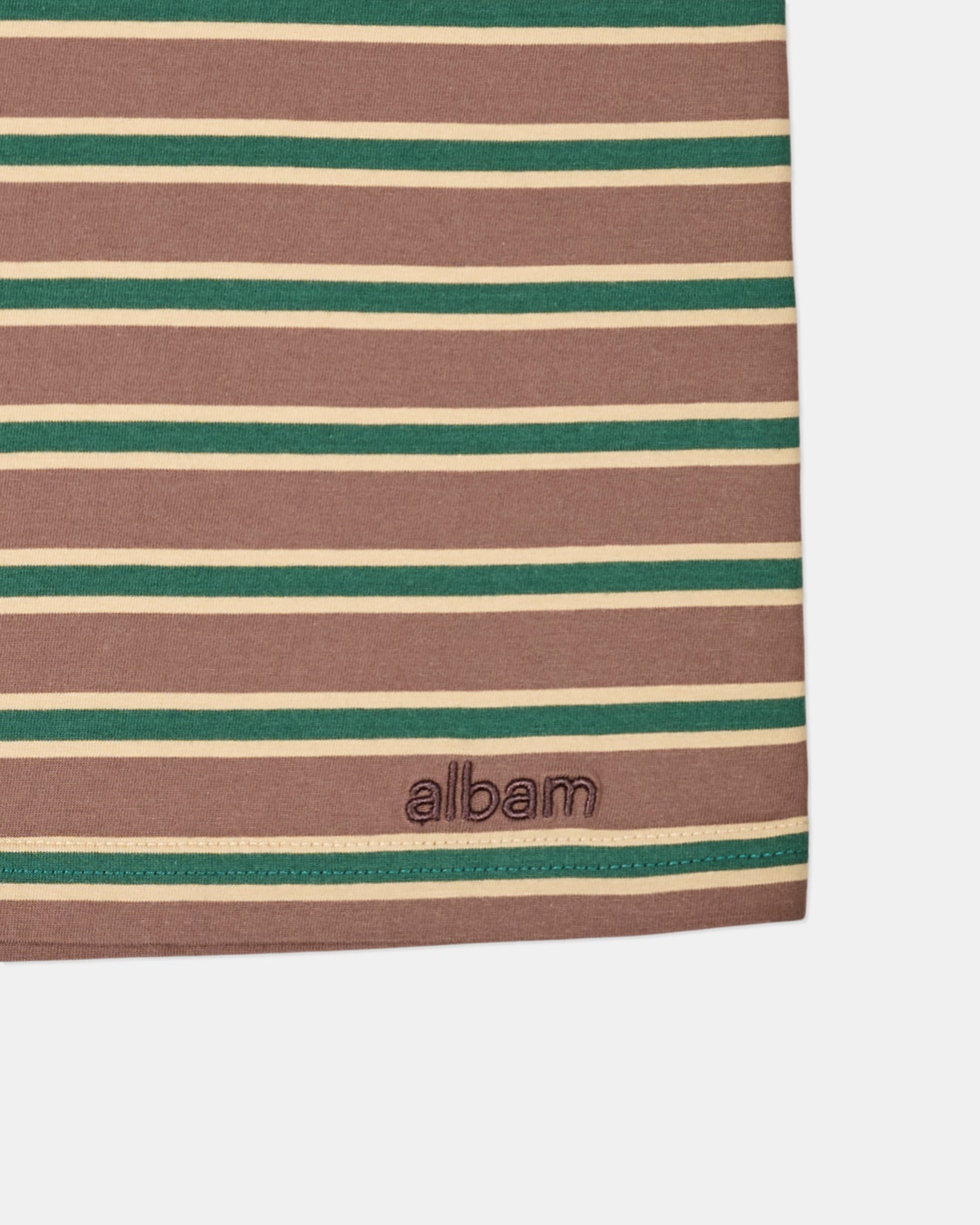 Tame Stripe T-Shirt in Walnut