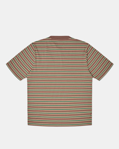 Tame Stripe T-Shirt in Walnut