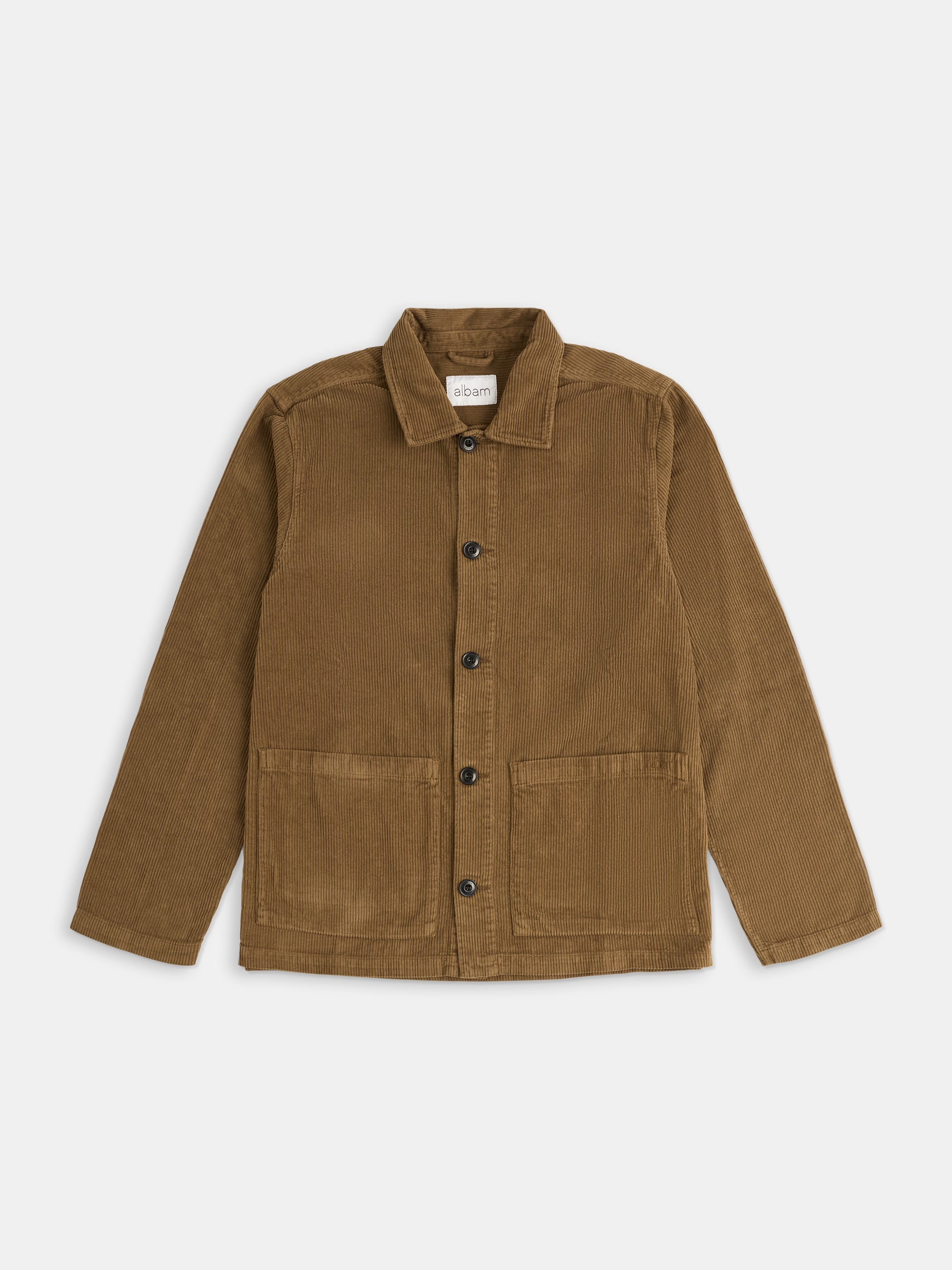 Needlecord Acton Overshirt Tobacco
