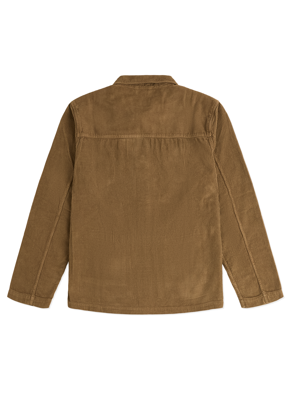 Needlecord Acton Overshirt in Tobacco