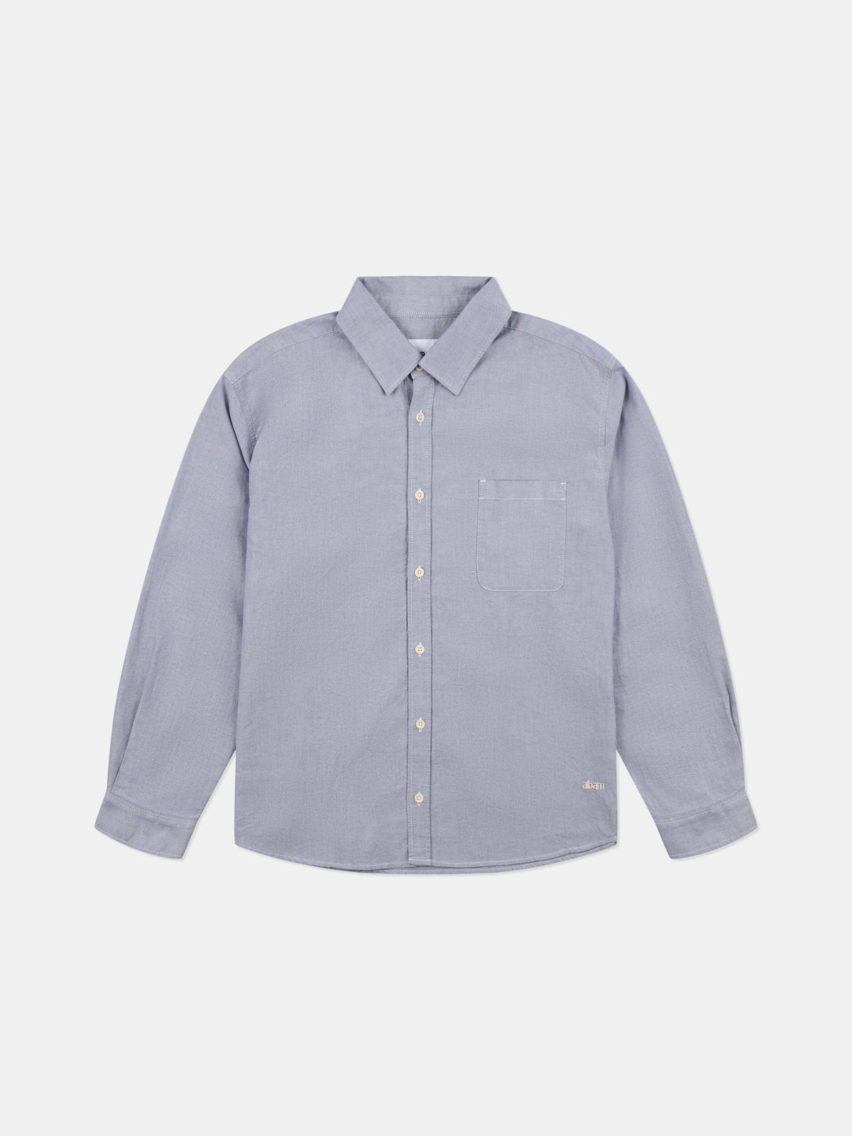 Boston Oxford Shirt in Washed Navy