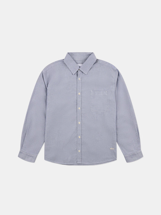 Boston Oxford Shirt in Washed Navy