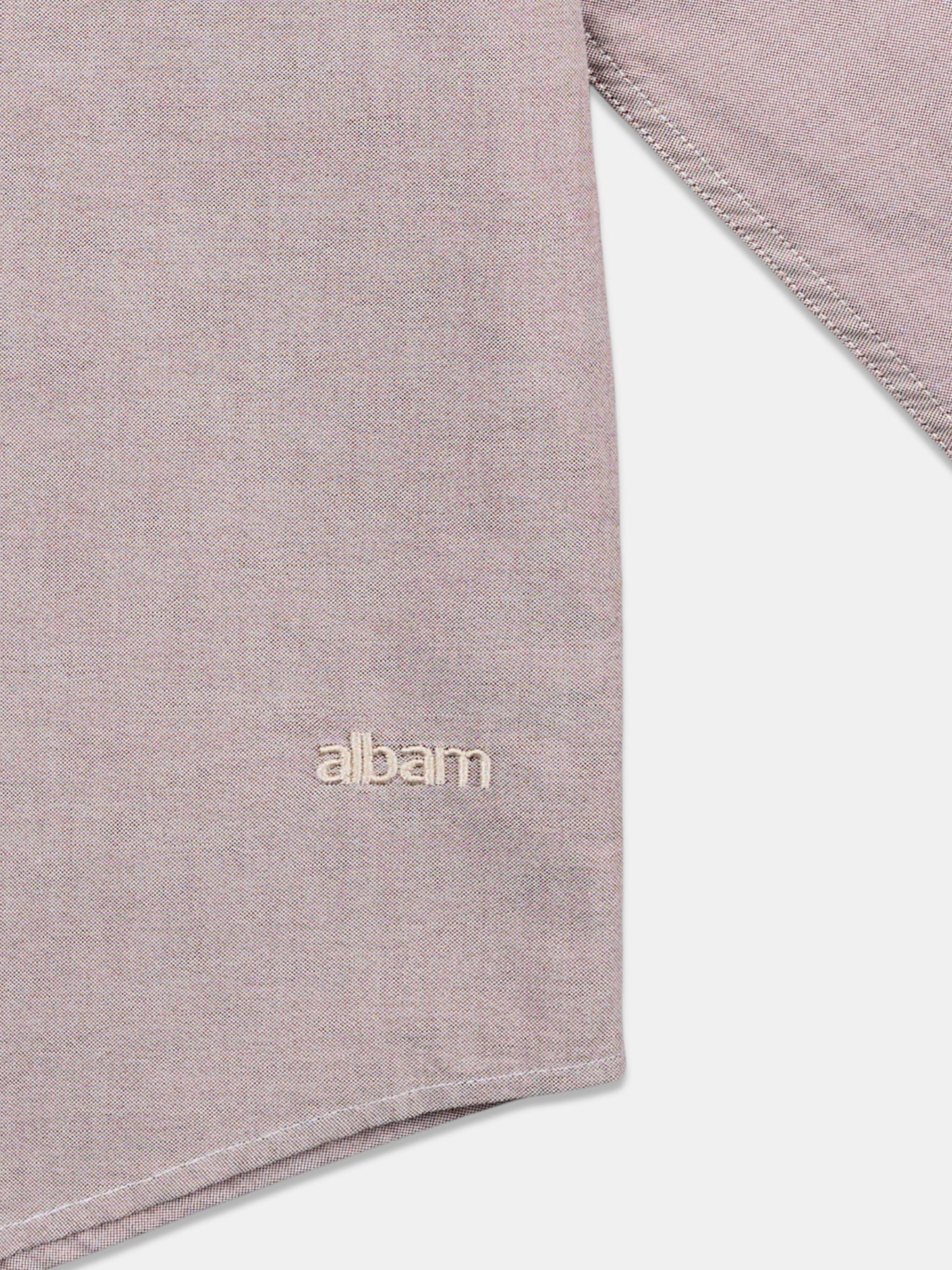 Boston Oxford Shirt in Washed Claret