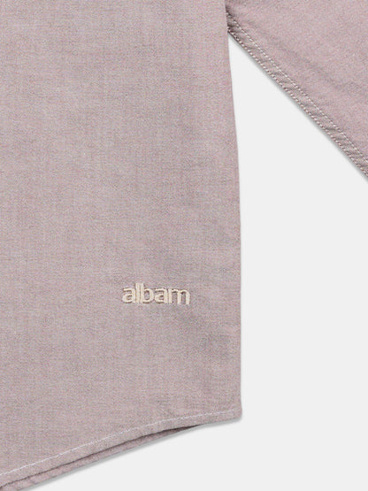 Boston Oxford Shirt in Washed Claret