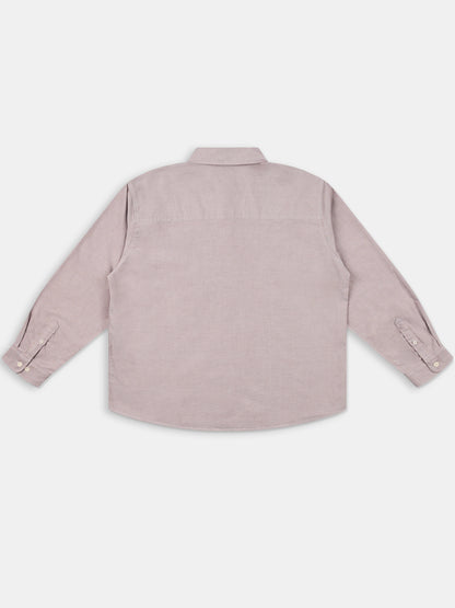 Boston Oxford Shirt in Washed Claret