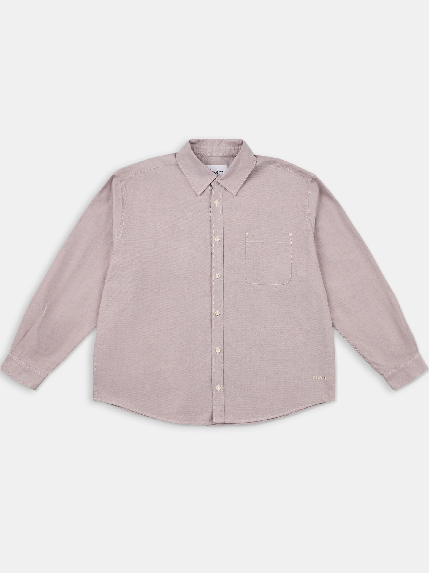 Boston Oxford Shirt in Washed Claret