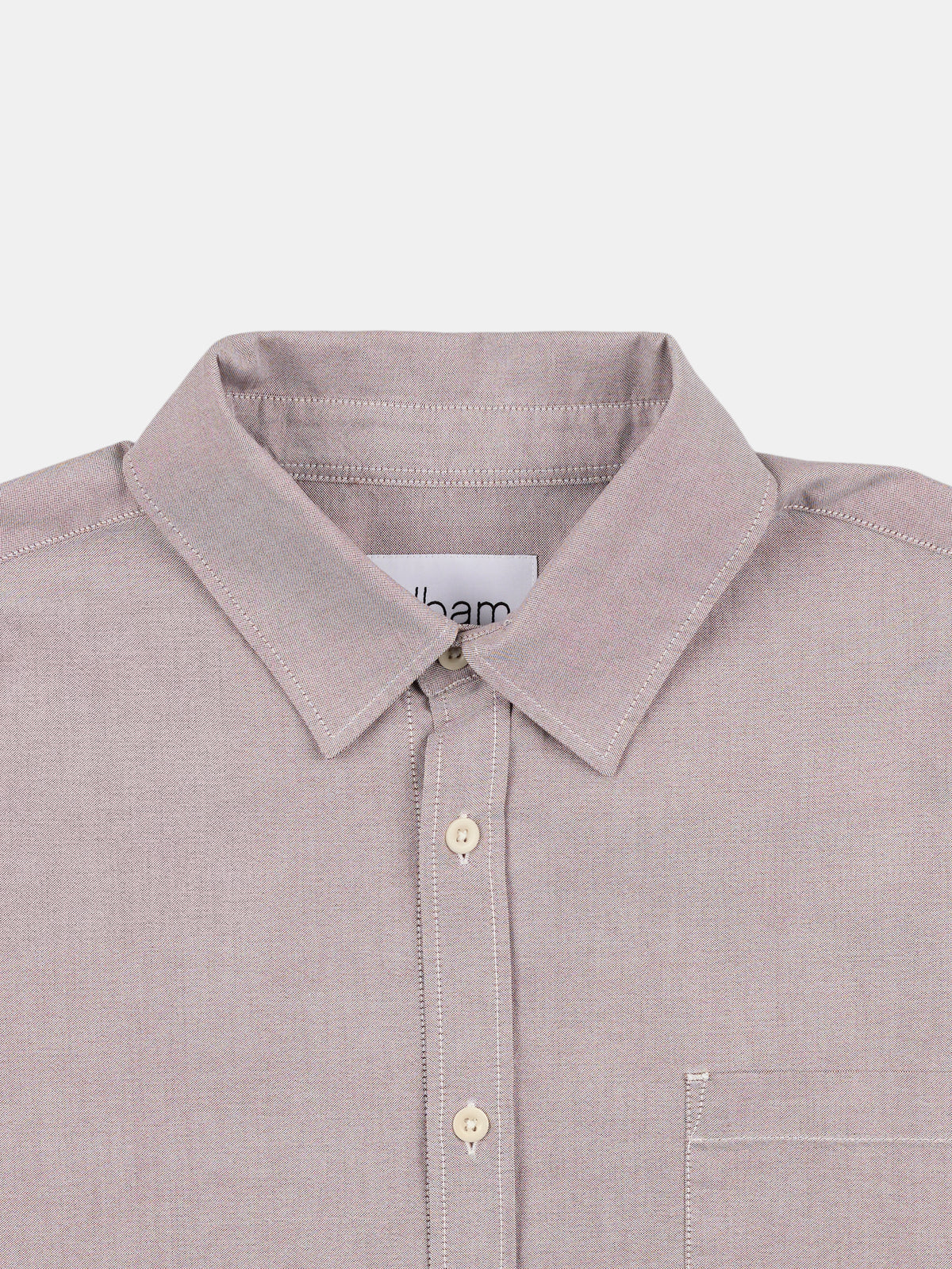 Boston Oxford Shirt in Washed Claret